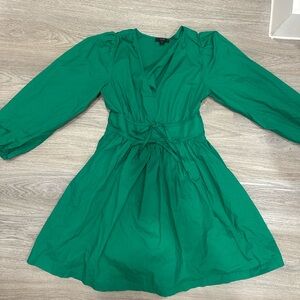 J. Crew Emerald Green Dress